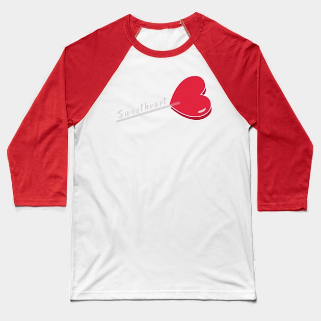 Sweetheart Baseball T-Shirt by madmonkey